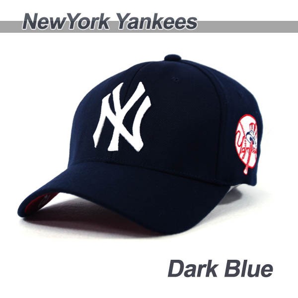 ny02 dark blue new york yankees baseball cap white logo