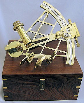 Newly listed ROSS LONDON Brass 10in Slow Motion Sextant with Box