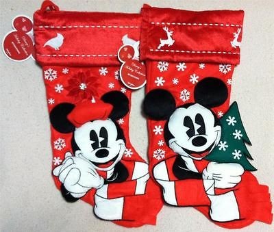 Newly listed New Disney Parks Christmas Stocking 20.5 Set of 2 Mickey 