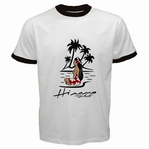 hinano tahiti beer new rare ringer t shirt all size