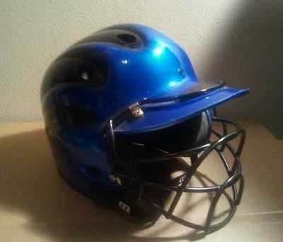 dark blue wilson softball helmet  5 00