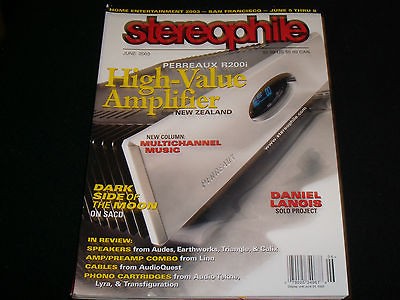Stereophile Magazine JUNE 2003~ Volume 26~issue No. 6 PERREAUX R200I 