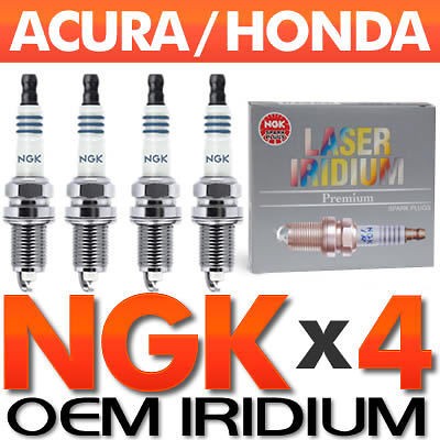 NGK OE Laser Iridium Spark Plug Set 2006 2011 Honda Civic 1.8L i 