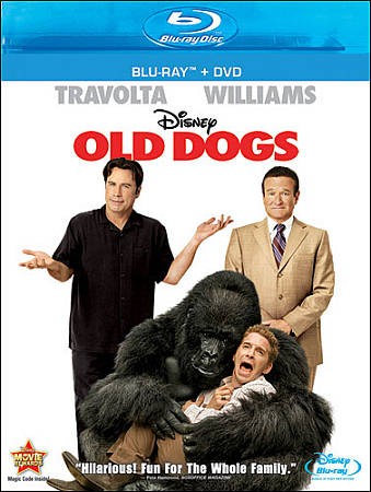 Old Dogs Blu ray DVD, 2011, 2 Disc Set