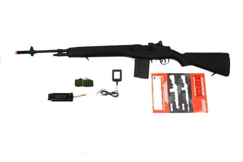 CYMA Airsoft Gun M14 Full Length Auto AEG Rifle Black