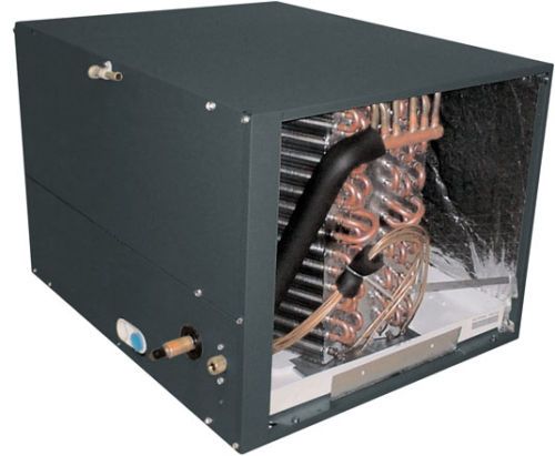   Horizontal Flow Air Conditioner Heat Pump Cased Evaporator Coil