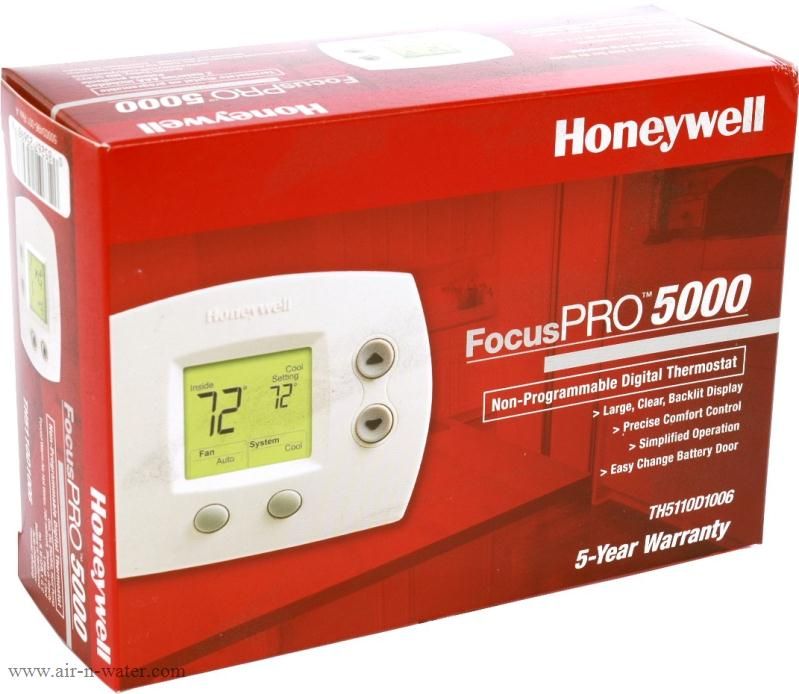 Honeywell TH5110D1006 Digital Non Programmable Thermostat With Easy To 