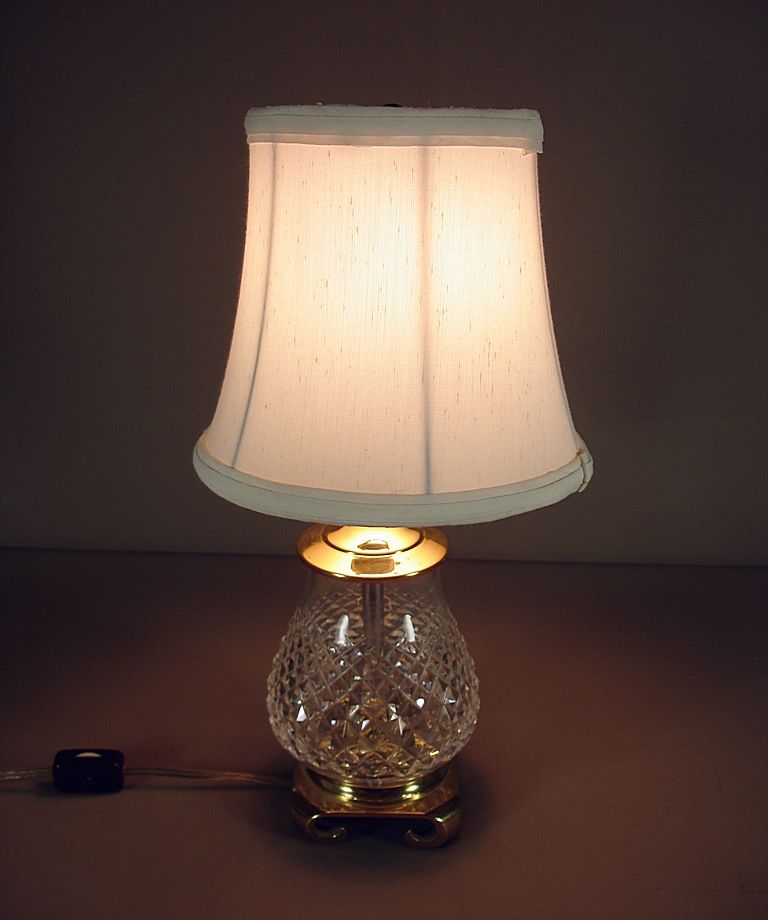 13 Tall Waterford Irish Crystal Electric Table Lamp Alana