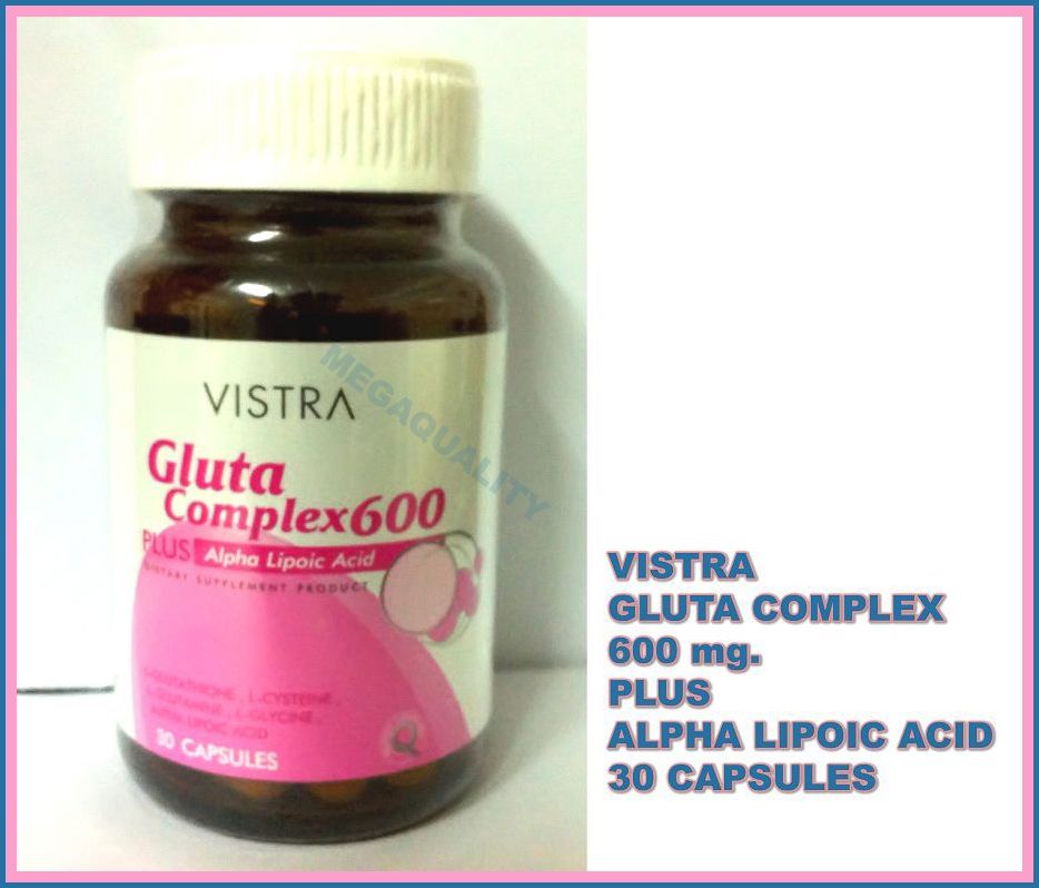   Gluta Complex 600 MG Plus Alpha Lipoic Acid 30 Capsules