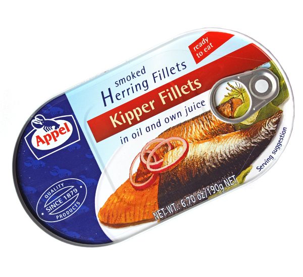 Appel Smoked Kipper Fillets in Oil and Own Juice 190g 6 7oz Product of 
