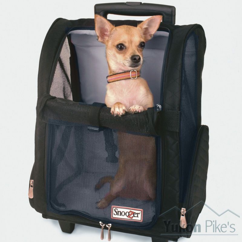 Small Dog 7 lb Pet Wheeled Carrier Backpack Car Seat