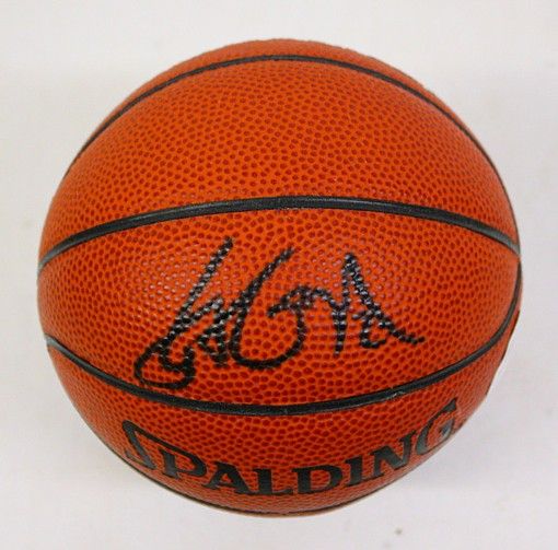 Yao Ming Signed Spalding Autograph Mini Basketball JSA