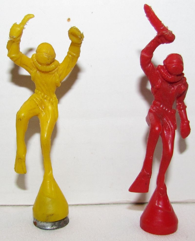 1950s Kelloggs Diving Frog Men Mailaway Baking Soda Figures