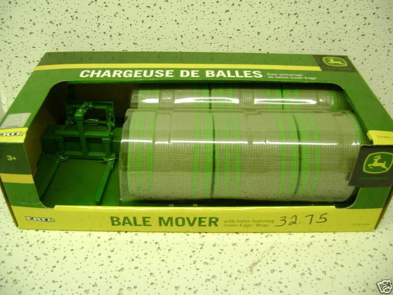 John Deere Round Bale Mover w 6 Bales 1 16