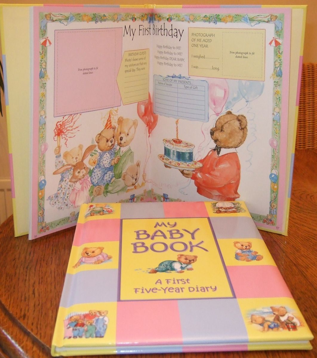 My Baby Book Five Year Diary Record Book Journal Note