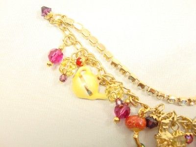 Vintage, from 1990s Disney couture, charm bracelet, never used.