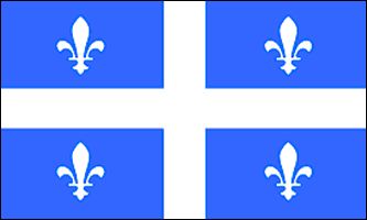 x5 Quebec Flag Canadian Province Banner Outdoor 3x5