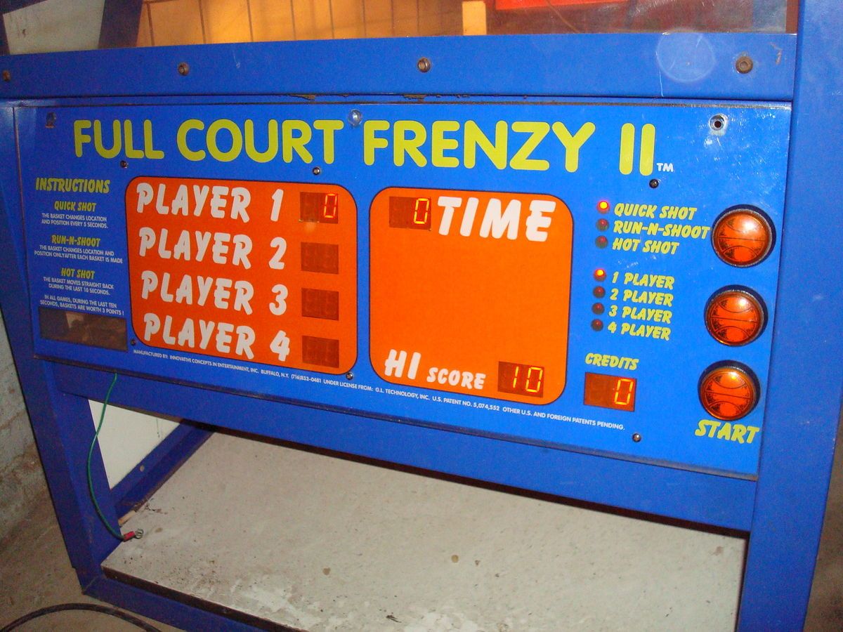Full Court Frenzy 2 ICE arcade basketball game Display / PCB