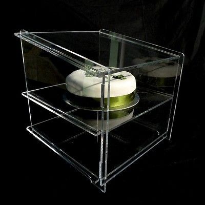 Newly listed NEW ACRYLIC CUPCAKE SNEEZE GUARD DISPLAY CABINET STAND