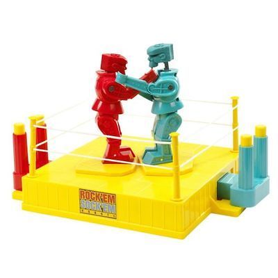 Mattel Rock Em Sock Em Robots Game Classic Fighting Robots