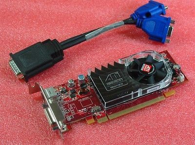DELL ATI Radeon HD3450 256MB PCIE Low Profile Videocard Y103D