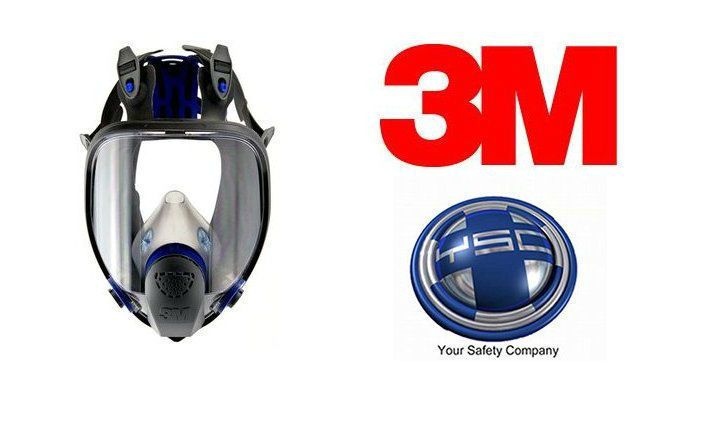 3M Small Ultimate FF FX 401 Full Face Facepiece Respirator 3MRFF 401
