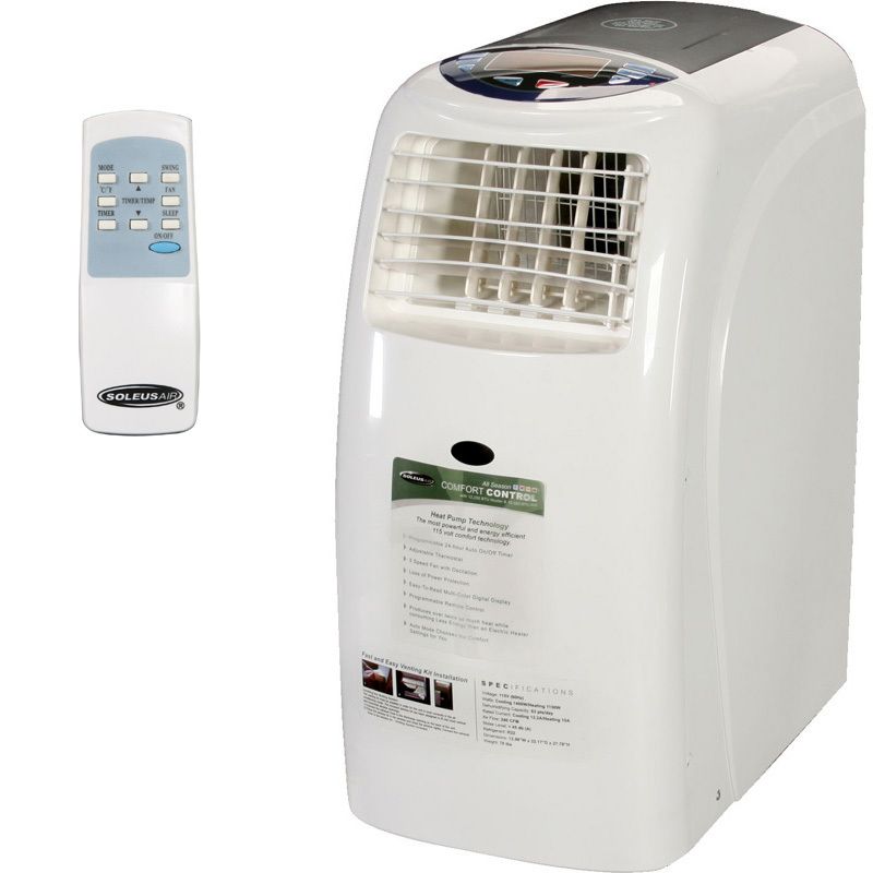 Portable Air Conditioner Compact AC Heater A C Heat Pump 12000 BTU 