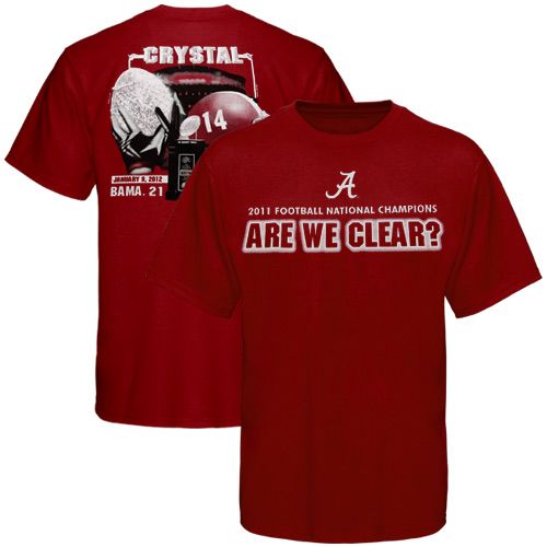 Alabama Crimson Tide 2011 BCS National Champions T Shirts