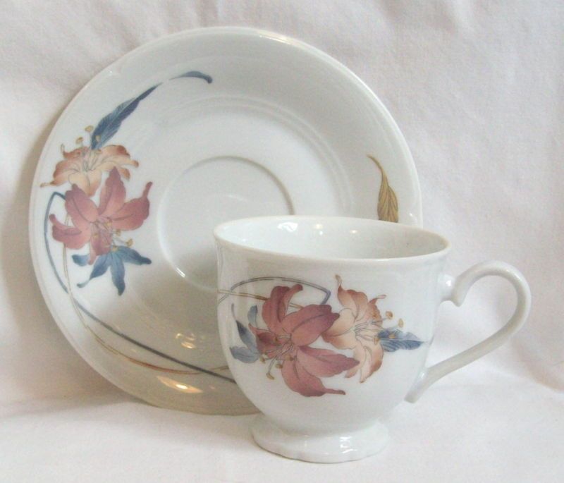 Fine Porcelain China Japan ANATOLE Cup Saucer s