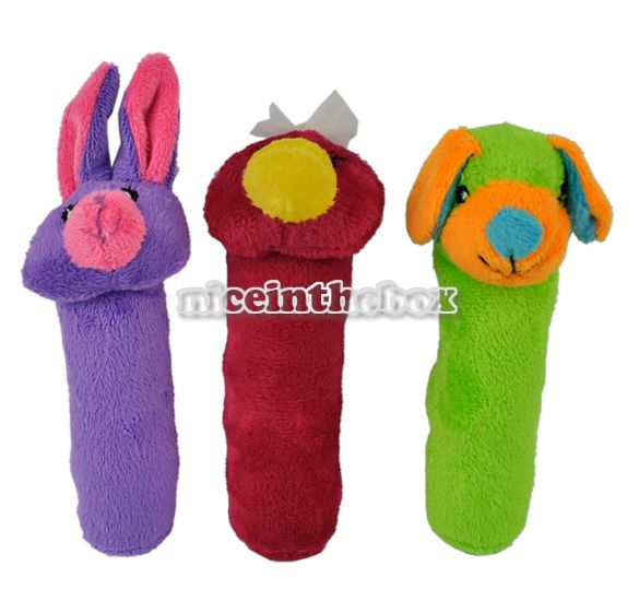 Kid Baby Cute Lovely Toys Animal Model Hand Bell 6 Style Hot Sale 