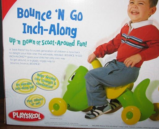 New Playskool Bounce N Go inch Along inch Worm Ride on Riding Toy Ages 