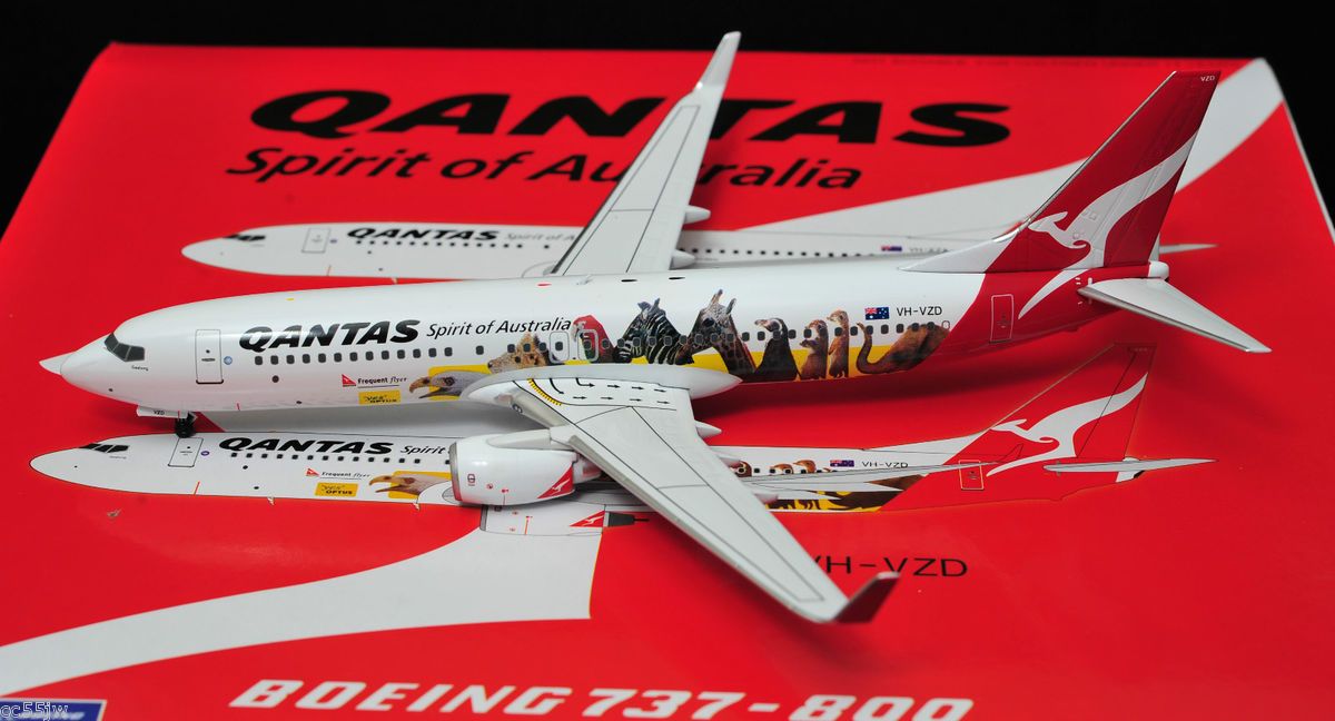 New Qantas Boeing 737 800 VH VZD Geelong Bbox Inflight 200