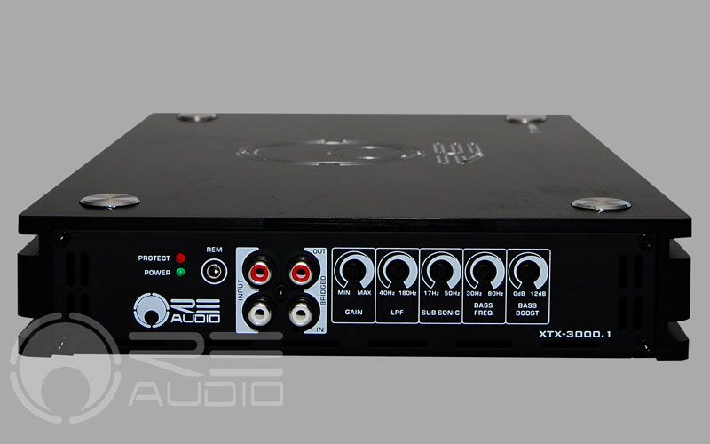 Re Audio XTX3000 1 Mono Class D XTX Series Digital Car Amplifier 3000 