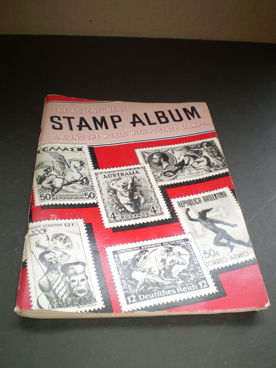 Stamp collection 1951 book big lot estate find