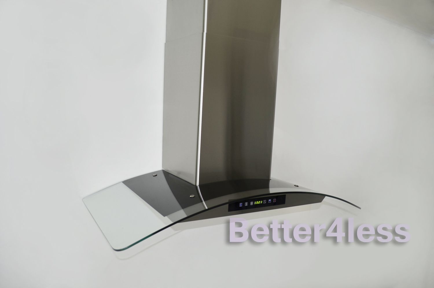 Glass Stainless Steel Wall Mount Touch Range Hood 866BW 900s 36 870 