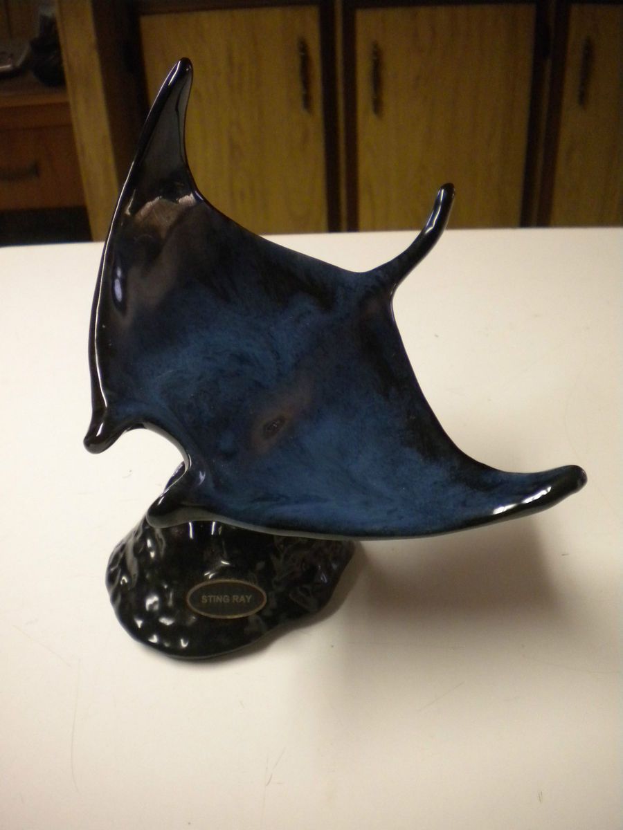 Blue Mountain Pottery Sting Ray Figurine Nice
