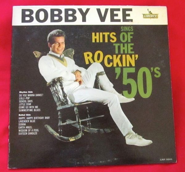 BOBBY VEE HITS OF THE ROCKIN 50S lp NM liberty LRP 3205 vinyl RECORD 