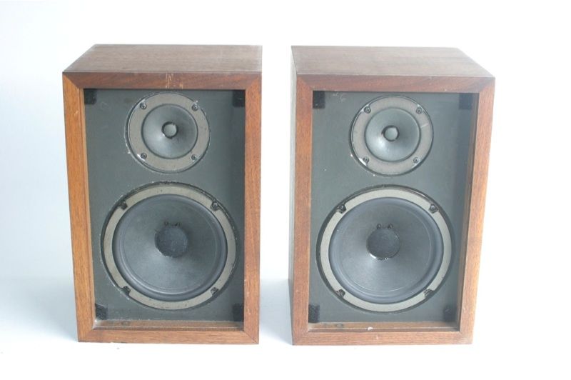 dlk 1/2 Two Way Vintage Stereo Bookshelf Speakers