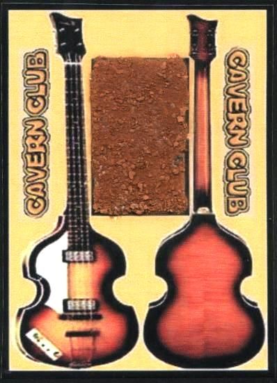 Beatles Cavern Club Authentic Brick Fragments Display w/stand