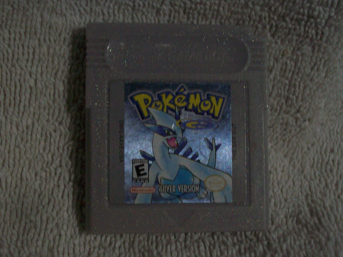 Gameboy Pokemon Silver Version Nintendo Game Boy, 2000 Game cartridge 