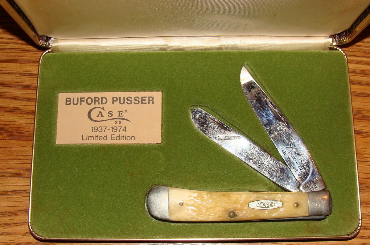 BUFORD PUSSER CASE KNIFE #606 WITH ORIGINAL BOX