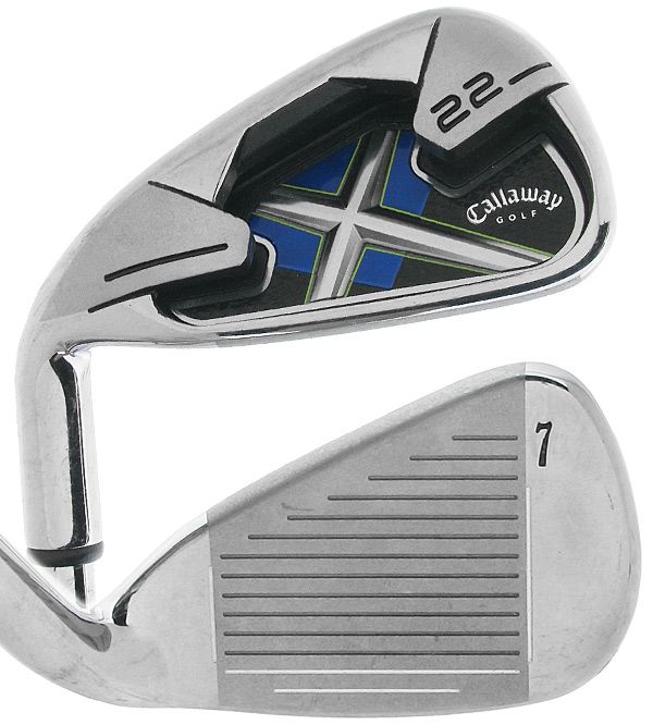 Callaway x 22 Irons 3 PW 8PC Steel Uniflex LH