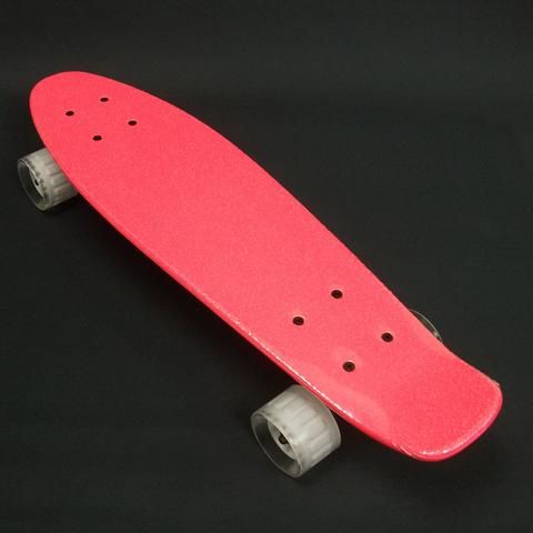 Retro Skateboard Pink GK Canadian Maple Deck Save Your Pennies at 