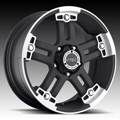   Black Wheels Rims 6x5 5 6 Lug Chevy Chevrolet GM Nissan Truck