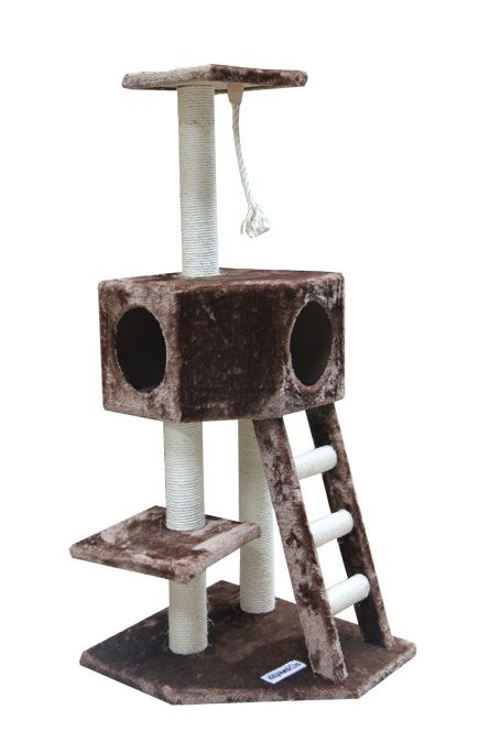 Vegas Cat Tree Furniture Condo Scratching Post by Kitty Mansions