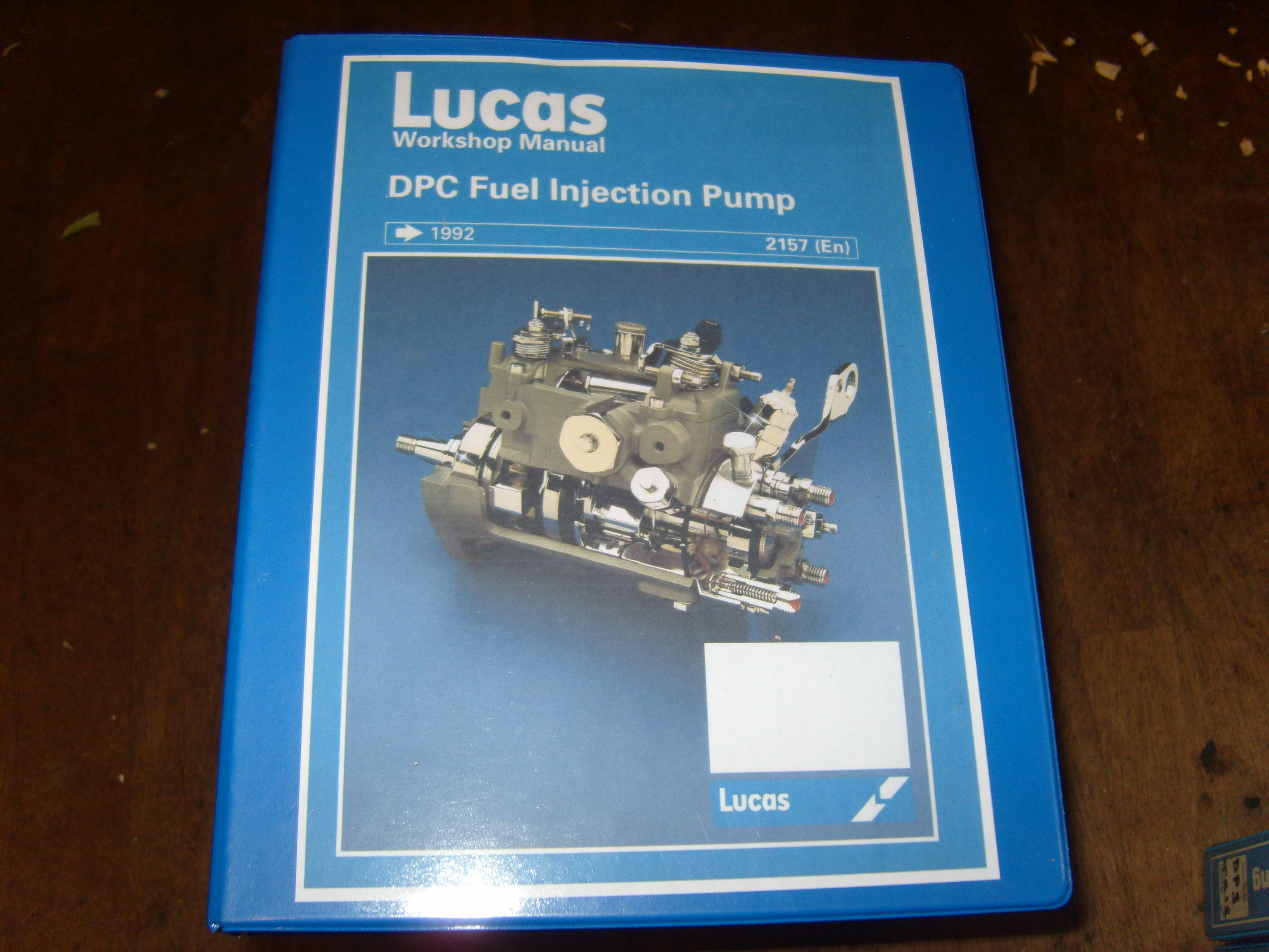CAV DPC Fuel Injection Pump Workshop Manual Lucas CAV