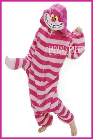 Halloween Costumes Cheshire Cat KIGURUMI Japan Party Pajamas Genuine 