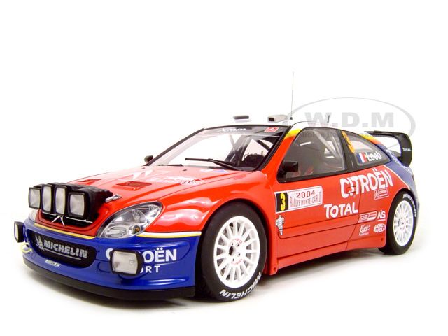 CITROEN XSARA #3 WRC 2004 WINNER RALLY MONTE CARLO NIGHT 1/18 AUTOART