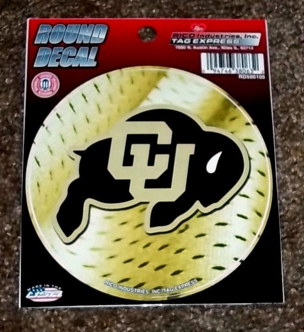 Colorado Buffaloes NCAA Vinyl Sports Decal Bumper Sticker Free