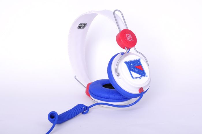 New Coloud NHL New York Rangers White DJ Headphones Apple iPod iPhone
